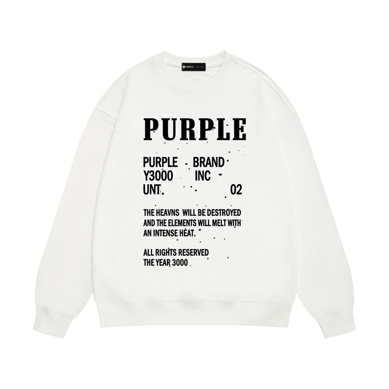 SALL Purple Fashion sweatshirts