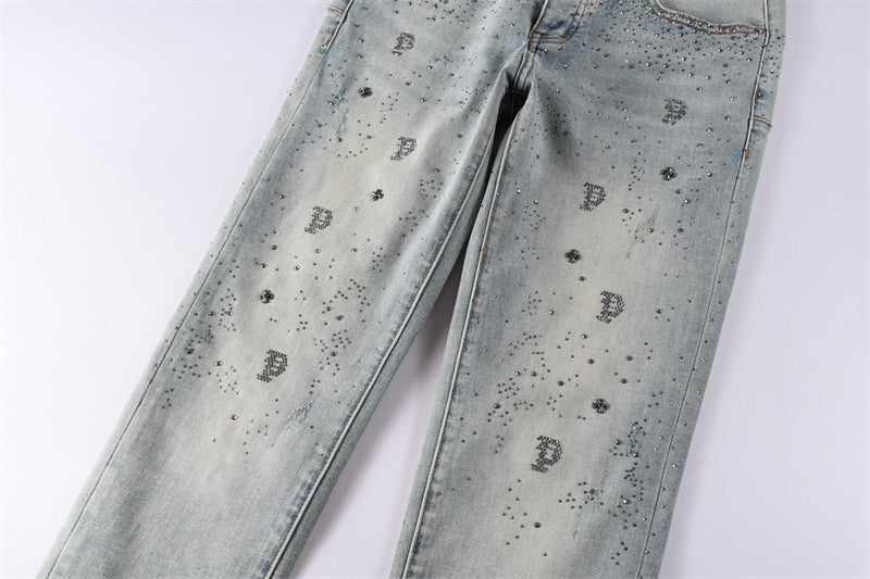 SALL Purple Fashion jeans 9127