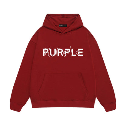 SALL Purple Fashion sweatshirts