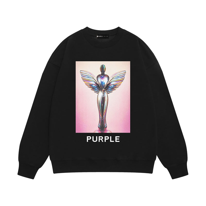 SALL Purple Fashion sweatshirts