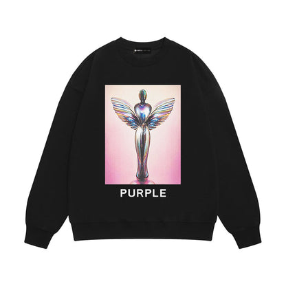 SALL Purple Fashion sweatshirts