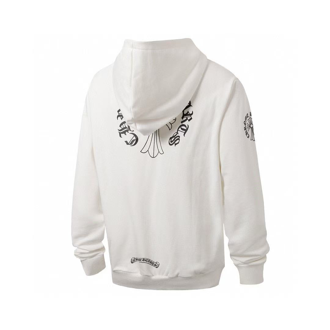 Chrome Hearts Graphic Zip-Up Hoodie