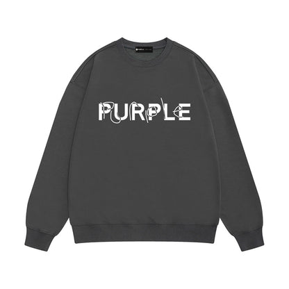SALL Purple Fashion sweatshirts