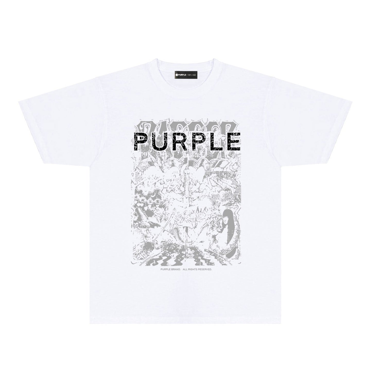 SALL Purple Fashion T-shirt