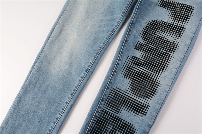 SALL Purple Fashion jeans 9052