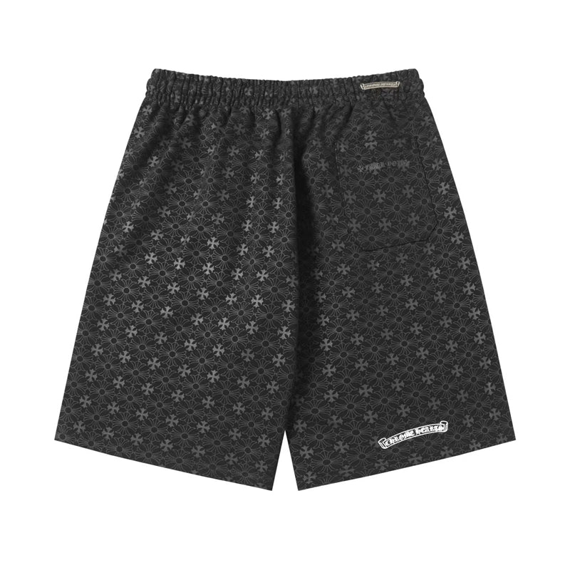 Chrome Hearts Distressed Cotton Shorts | Luxury Streetwear