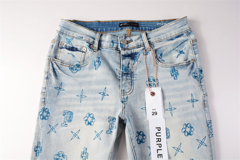 SALL Purple Fashion jeans 9063