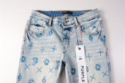 SALL Purple Fashion jeans 9063