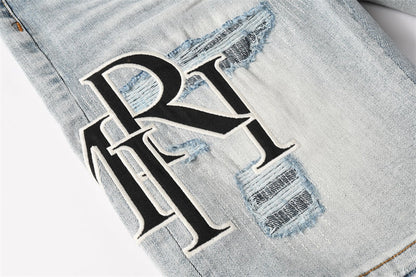 SALL AMIRI  Fashion Denim shorts 6003
