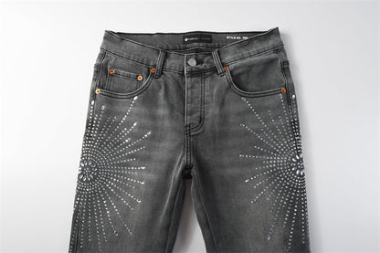 SALL Purple Fashion jeans 9123