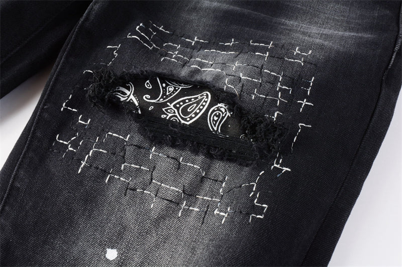 SALL Purple Fashion jeans 9099