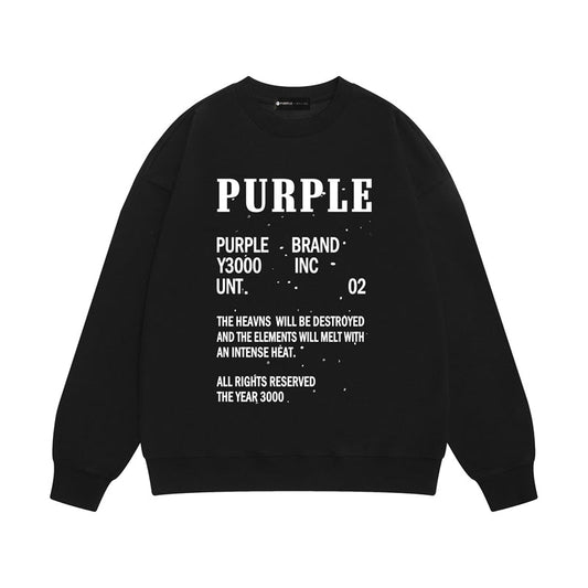 SALL Purple Fashion sweatshirts