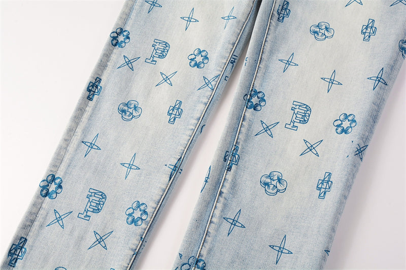 SALL Purple Fashion jeans 9063