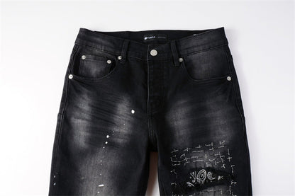 SALL Purple Fashion jeans 9099