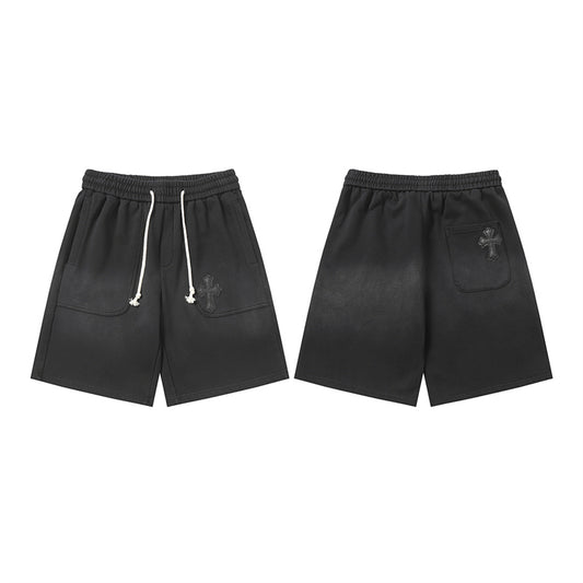 Chrome Hearts Distressed Cotton Shorts | Luxury Streetwear