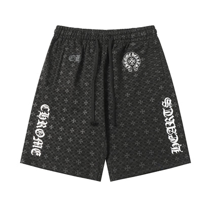 Chrome Hearts Distressed Cotton Shorts | Luxury Streetwear