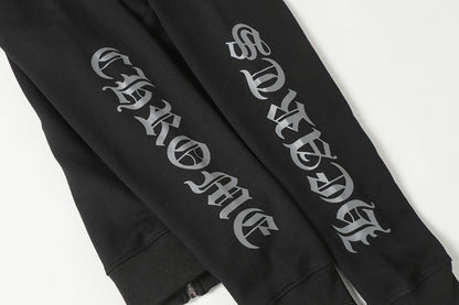 Chrome Hearts Graphic Zip-Up Hoodie