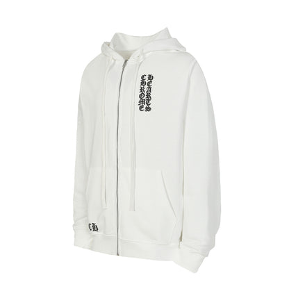 Chrome Hearts Graphic Zip-Up Hoodie