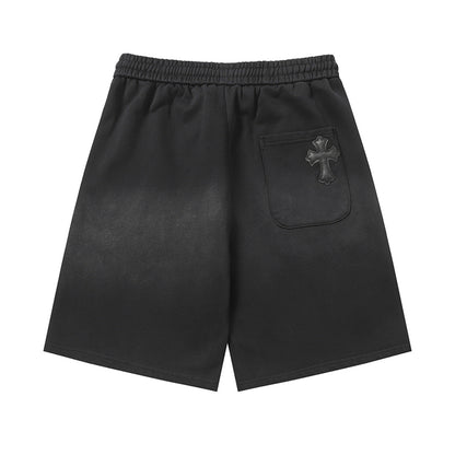 Chrome Hearts Distressed Cotton Shorts | Luxury Streetwear