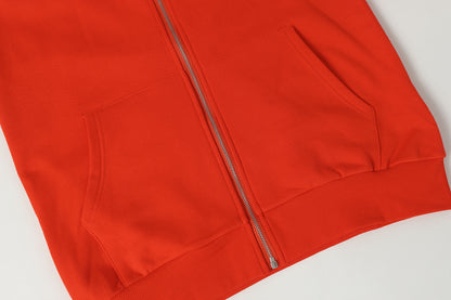 Chrome Hearts Graphic Zip-Up Hoodie