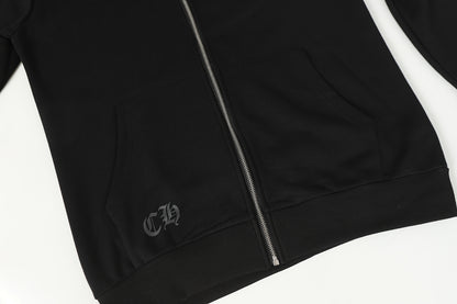 Chrome Hearts Graphic Zip-Up Hoodie