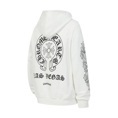 Chrome Hearts Graphic Zip-Up Hoodie