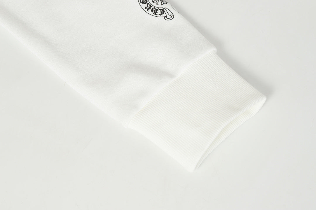 Chrome Hearts Graphic Zip-Up Hoodie