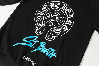 Chrome Hearts Graphic Zip-Up Hoodie