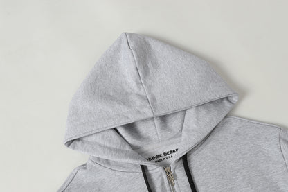 Chrome Hearts Graphic Zip-Up Hoodie