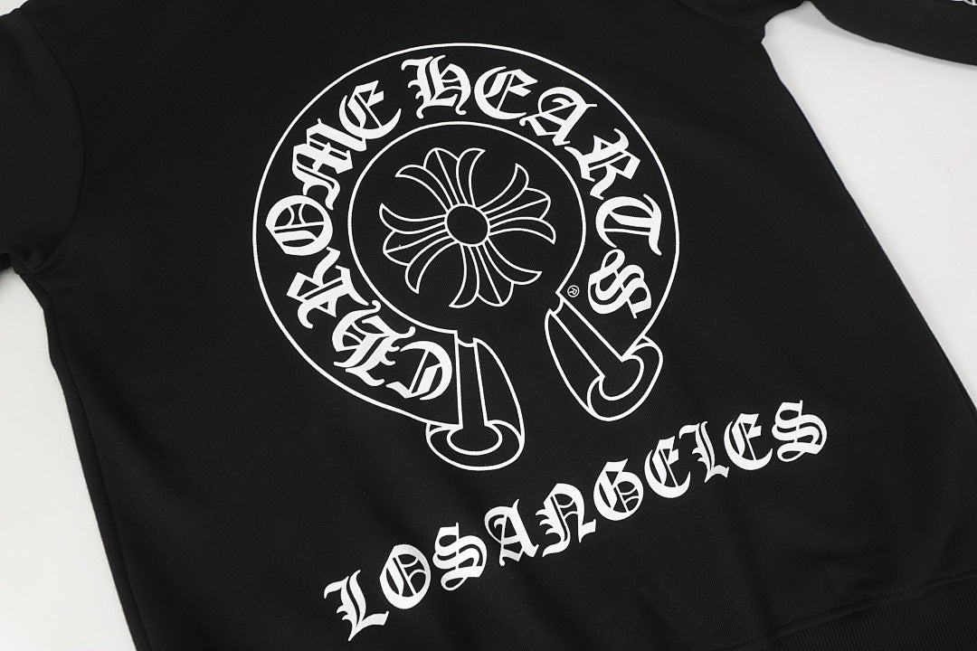 Chrome Hearts Graphic Zip-Up Hoodie