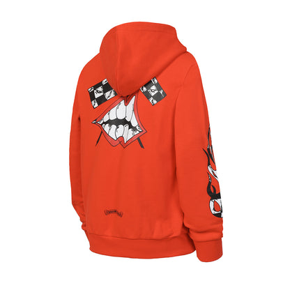 Chrome Hearts Graphic Zip-Up Hoodie