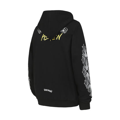 Chrome Hearts Graphic Zip-Up Hoodie