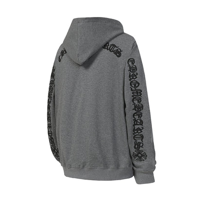 Chrome Hearts Graphic Zip-Up Hoodie