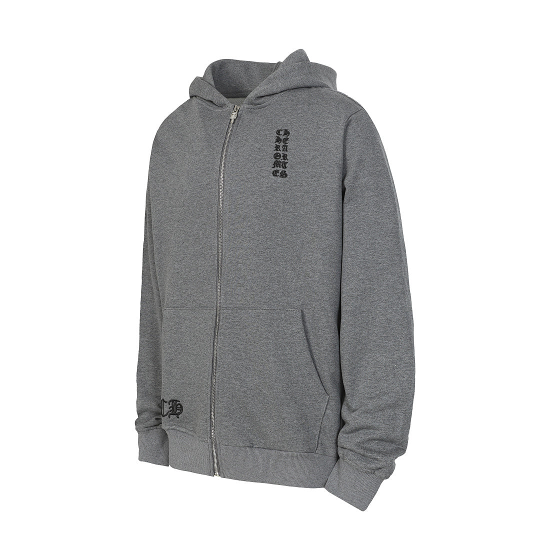 Chrome Hearts Graphic Zip-Up Hoodie