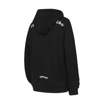 Chrome Hearts Graphic Zip-Up Hoodie