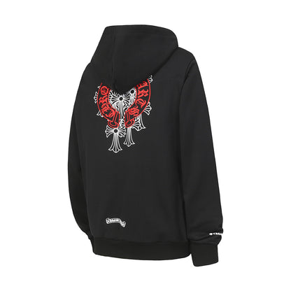 Chrome Hearts Graphic Zip-Up Hoodie