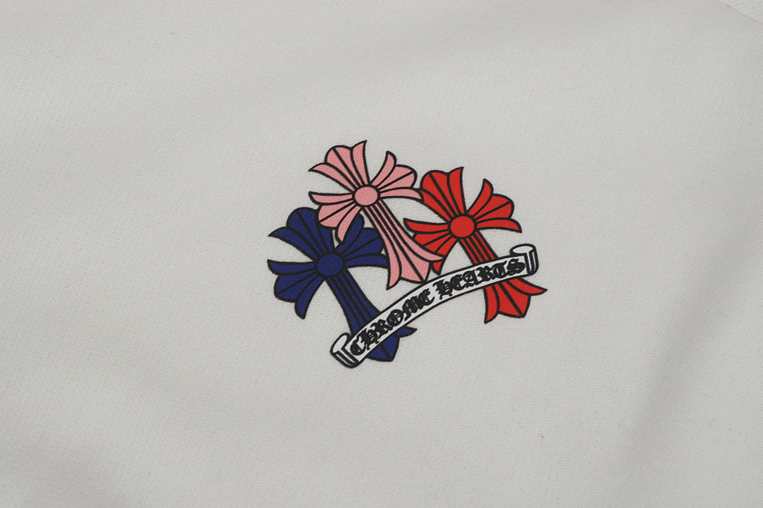 Chrome Hearts Graphic Zip-Up Hoodie