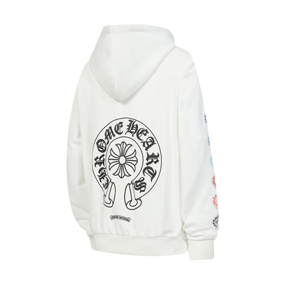 Chrome Hearts Graphic Zip-Up Hoodie