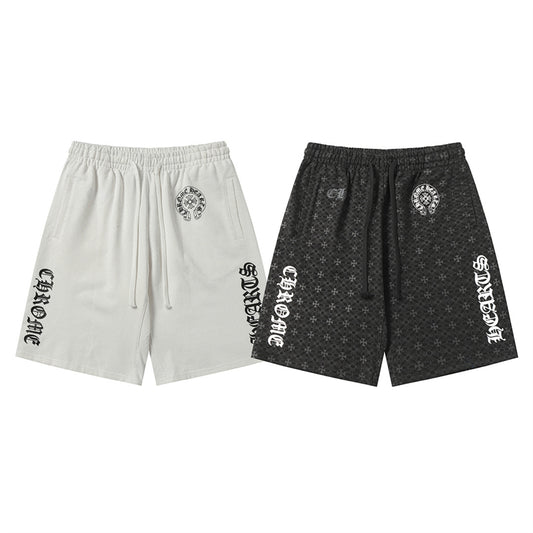 Chrome Hearts Distressed Cotton Shorts | Luxury Streetwear