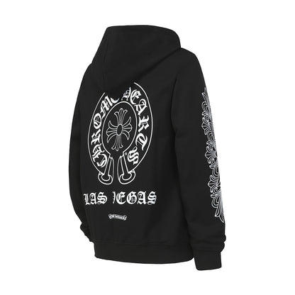Chrome Hearts Graphic Zip-Up Hoodie
