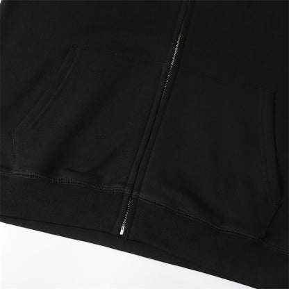Chrome Hearts Graphic Zip-Up Hoodie