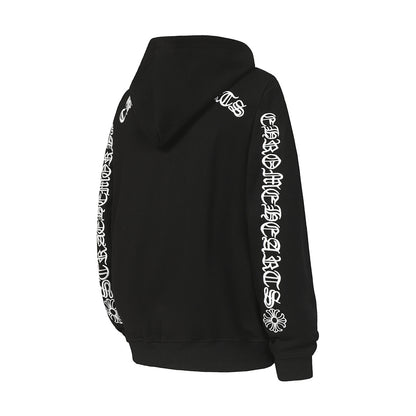 Chrome Hearts Graphic Zip-Up Hoodie