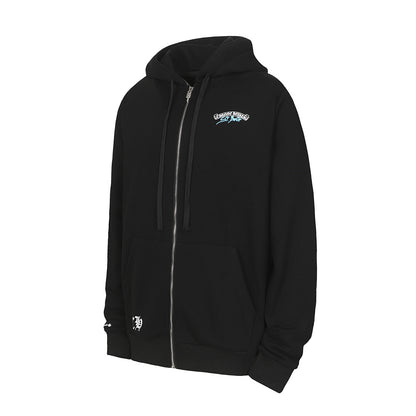 Chrome Hearts Graphic Zip-Up Hoodie