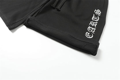 Chrome Hearts Distressed Cotton Shorts | Luxury Streetwear