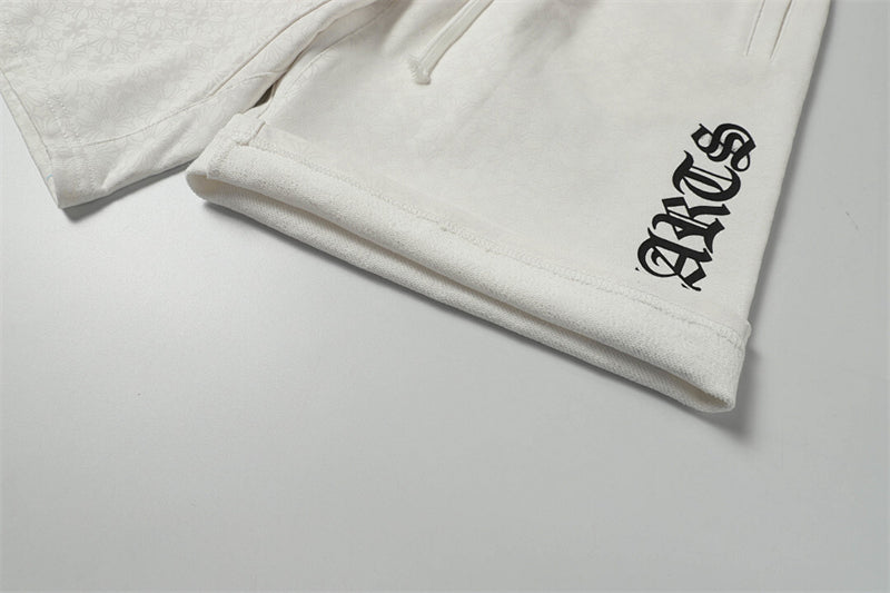 Chrome Hearts Distressed Cotton Shorts | Luxury Streetwear