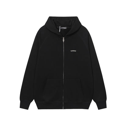 Chrome Hearts Graphic Zip-Up Hoodie