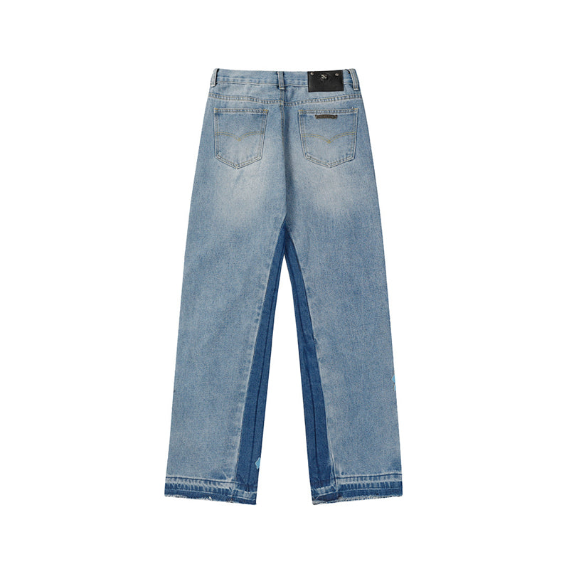 Chrome Hearts Distressed Denim Jeans | Stretch Tapered Fit