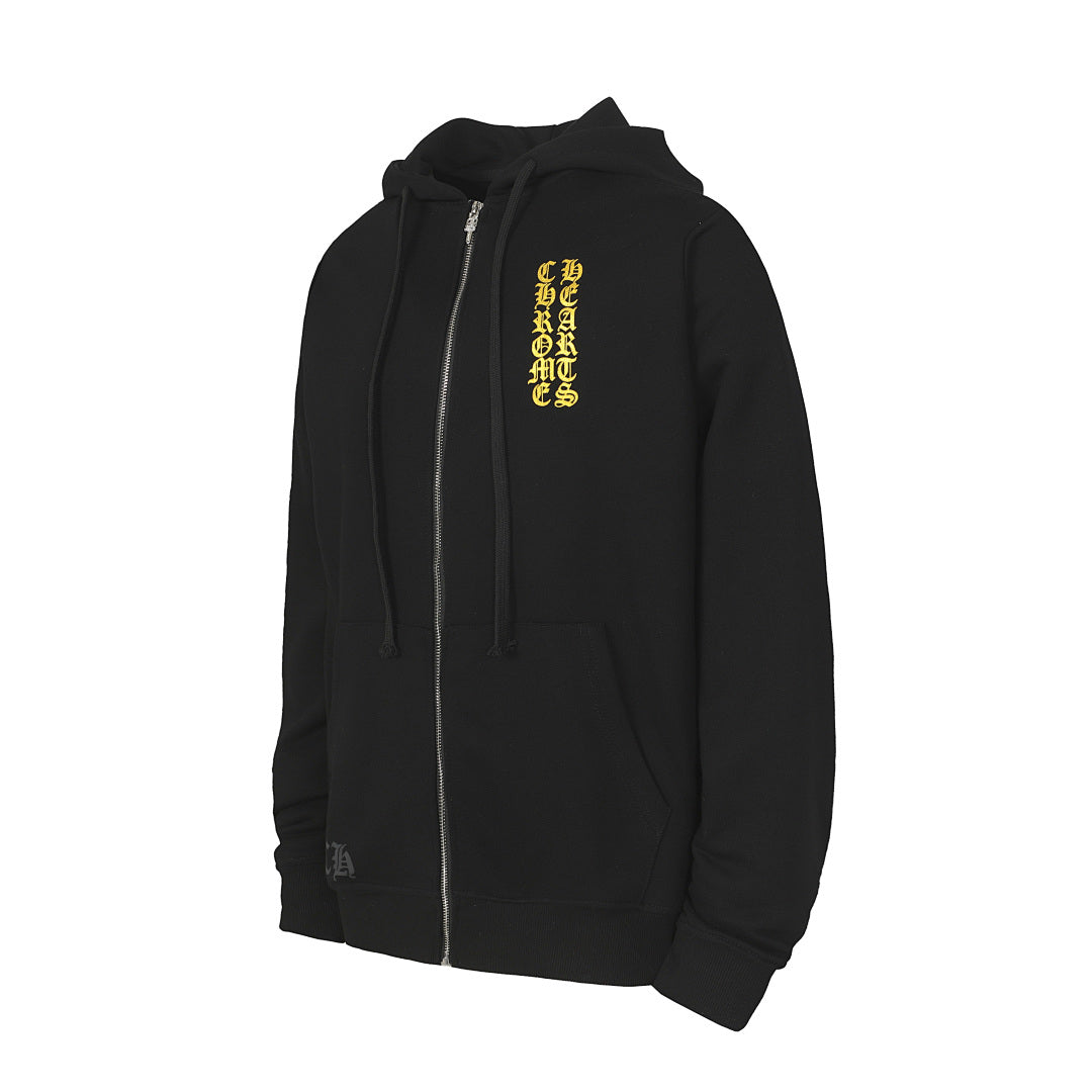 Chrome Hearts Graphic Zip-Up Hoodie