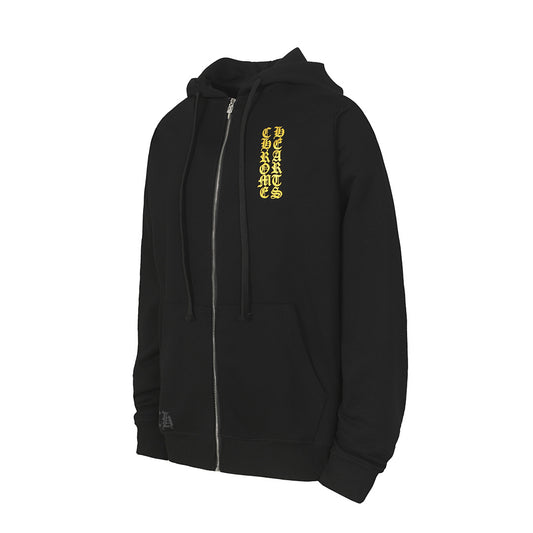Chrome Hearts Graphic Zip-Up Hoodie