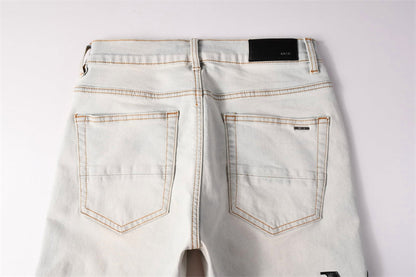 SALL AMIRI  Fashion Denim shorts 6001